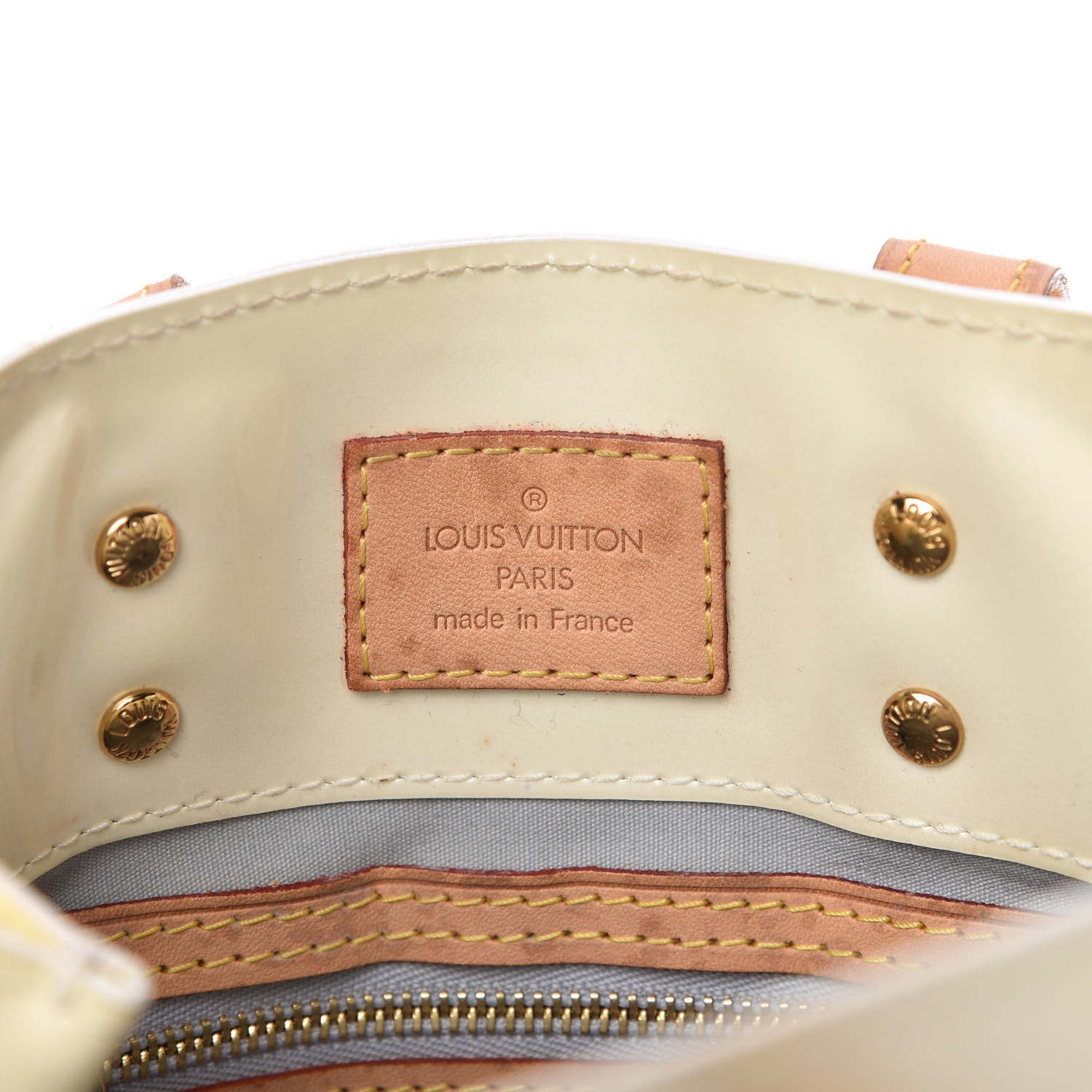 Louis Vuitton Vernis Reade PM Perle 8 of 9