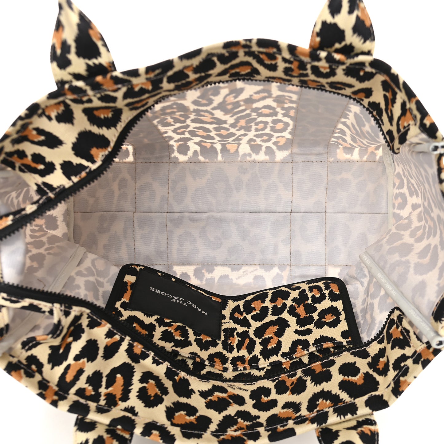 Cotton Canvas Leopard Print The Traveler Tote Bag