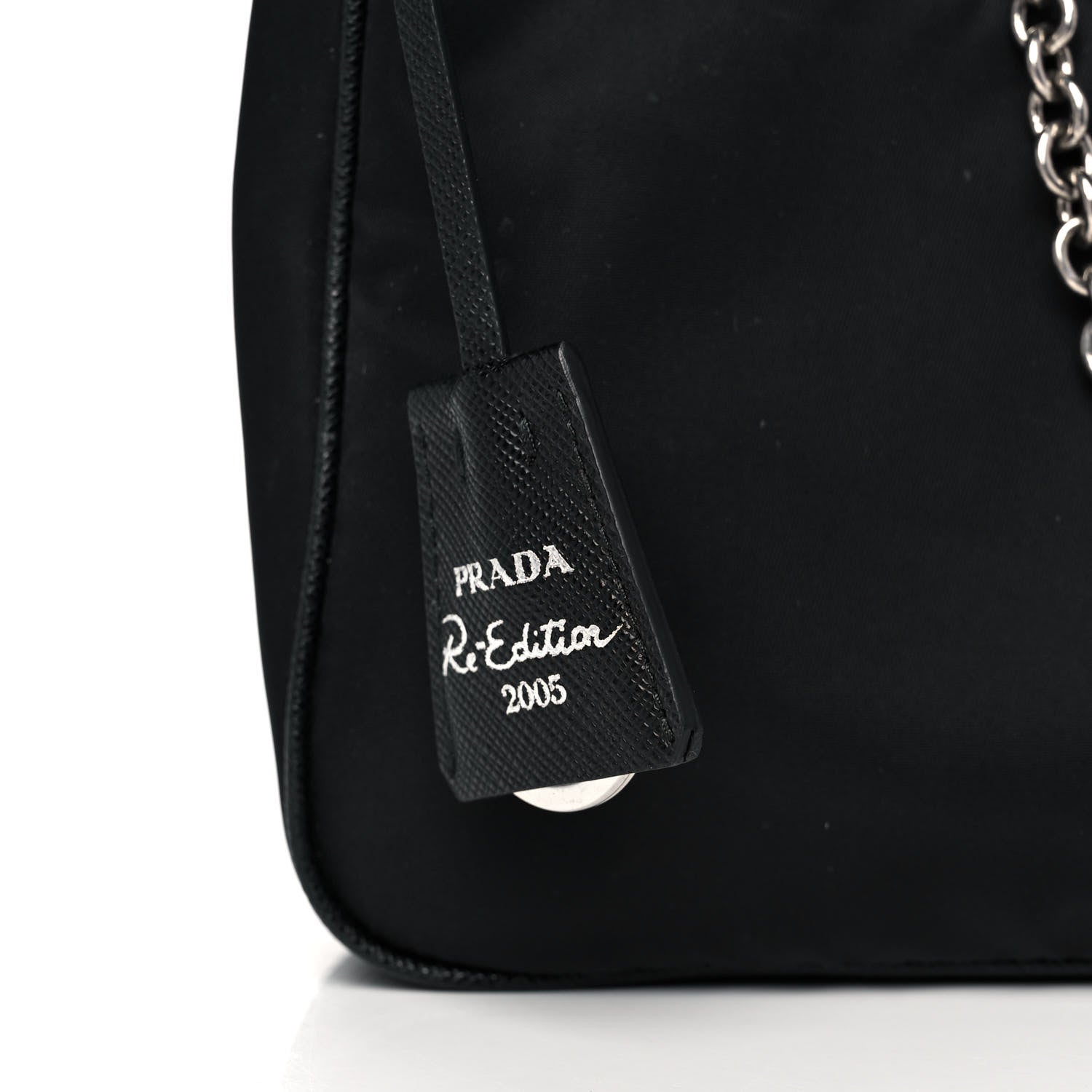 Prada Nylon Re-Edition 2005 Shoulder Bag Black 10 of 13
