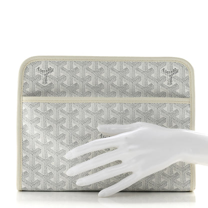 Goyard Goyardine Jouvence MM Toiletry Pouch White 2 of 11