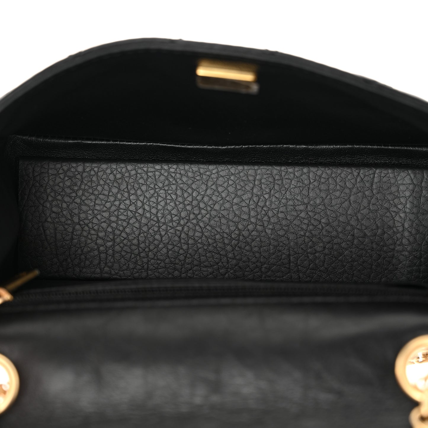 Aged Calfskin Quilted 2.55 Reissue Mini Flap Black