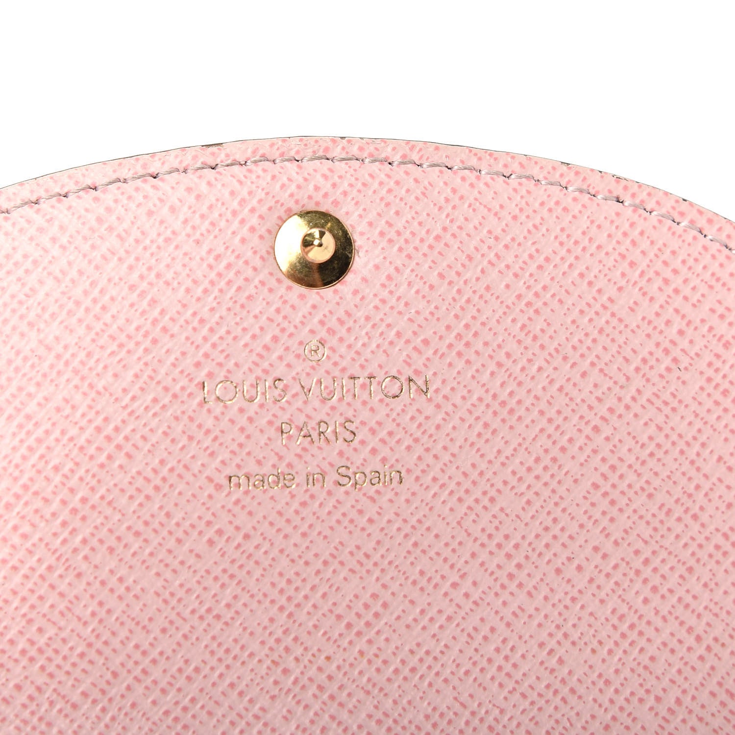 Louis Vuitton Damier Ebene Rosalie Coin Purse Rose Ballerine 6 of 7