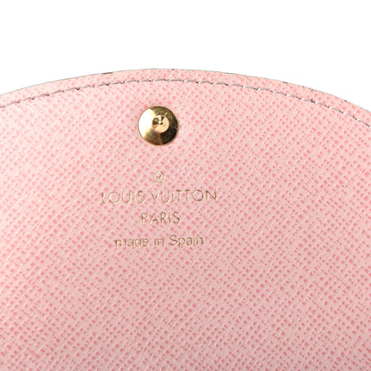 Louis Vuitton Damier Ebene Rosalie Coin Purse Rose Ballerine 6 of 7
