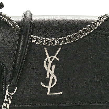 Saint Laurent Calfskin Medium Monogram Sunset Black 8 of 11