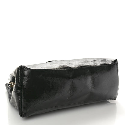 Gucci Patent Medium Soho Chain Shoulder Bag Black 4 of 11