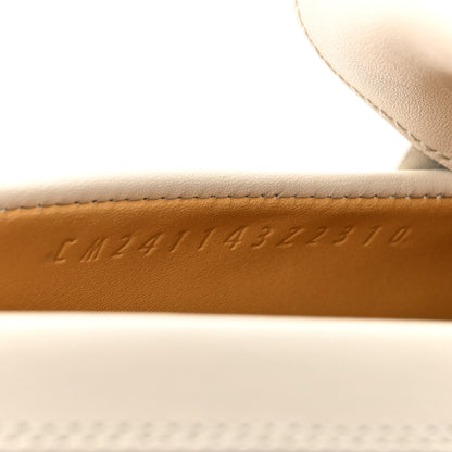 Hermes Calfskin Womens Impact Loafers 35 Blanc De Paris 8 of 11