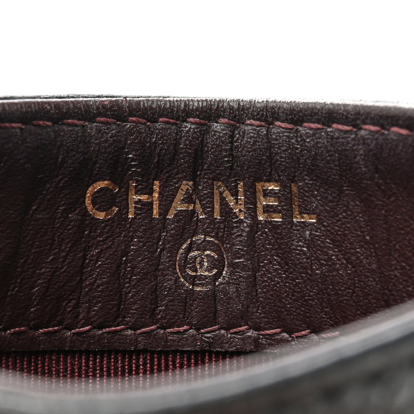 Caviar Quilted Card Holder Black