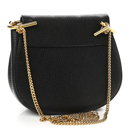 Chloe Grained Lambskin Drew Shoulder Bag Black 3 of 11