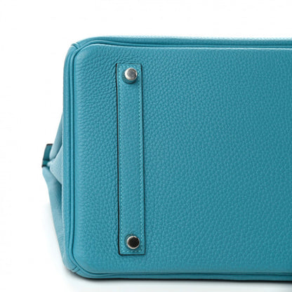 Hermes Togo Birkin 35 Turquoise 7 of 9