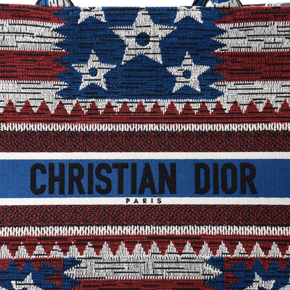 Christian Dior Canvas Embroidered Exclusive US Book Tote Multicolor 12 of 12