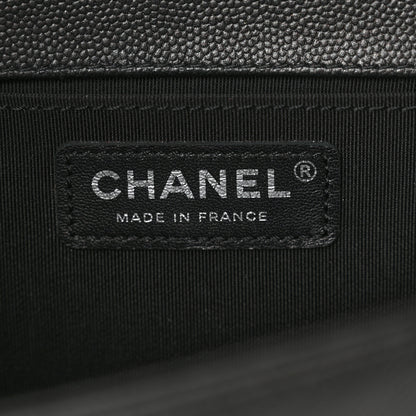 Chanel Caviar Quilted Medium Boy Flap So Black 6 of 11