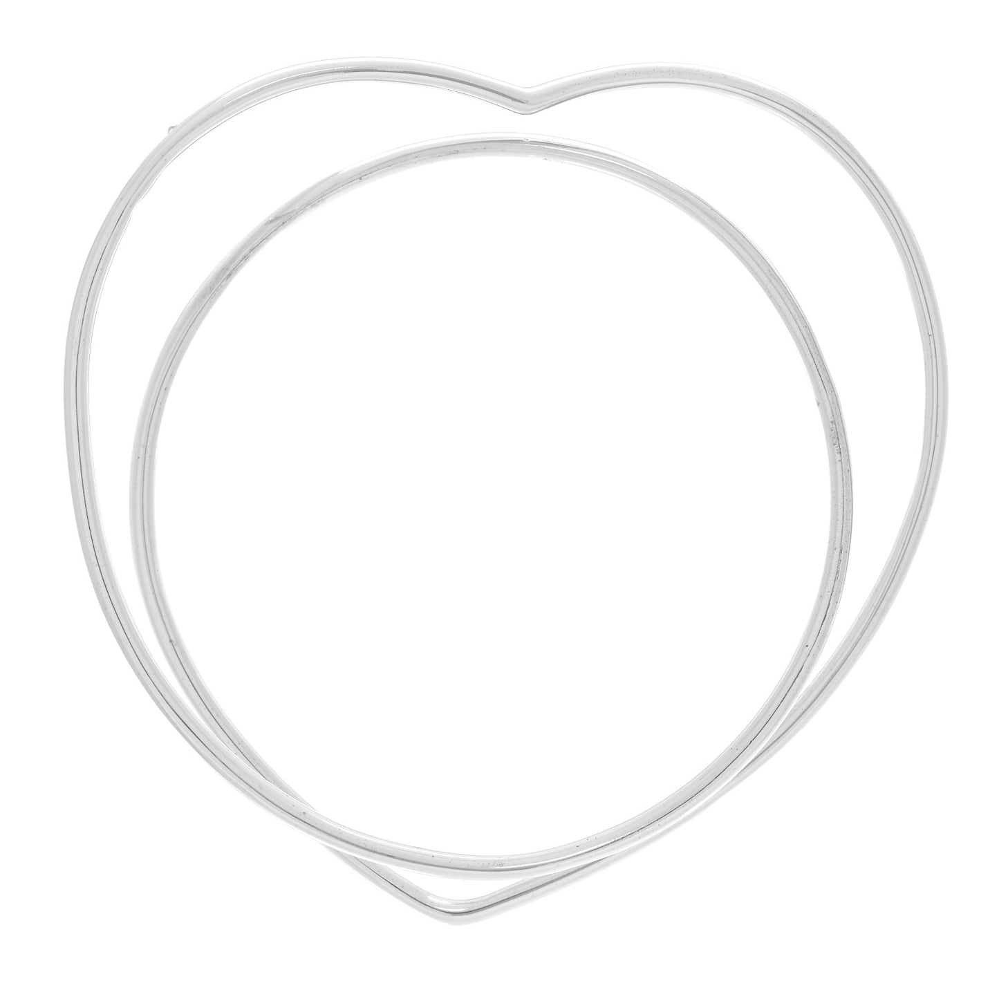 Sterling Silver Vertige Coeur GM Single Right Earring
