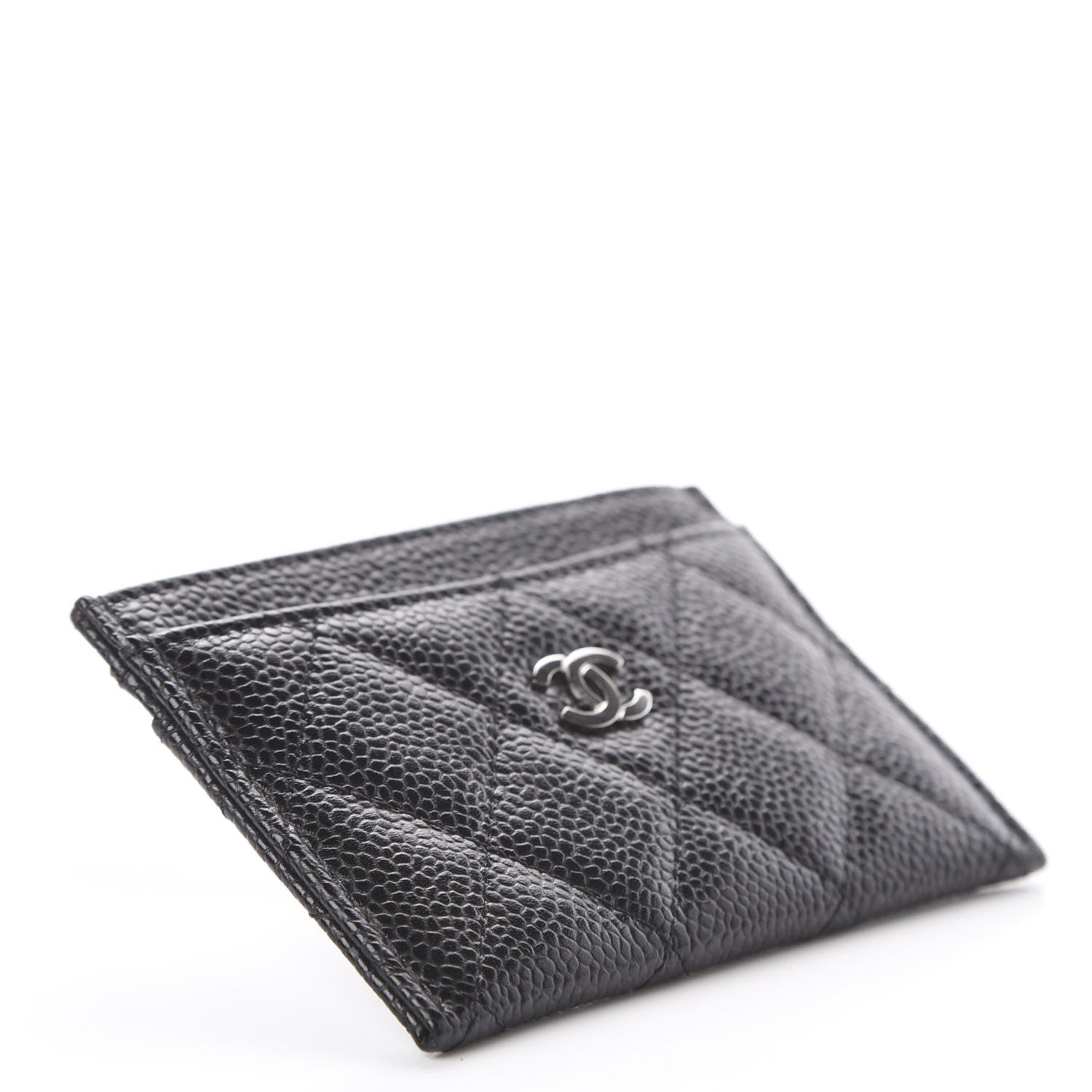 Chanel Caviar Quilted Card Holder Black 3 of 7