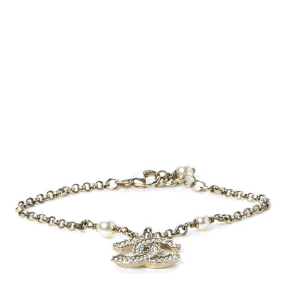 Chanel Pearl CC Camellia Express Bracelet Gold 1 of 5
