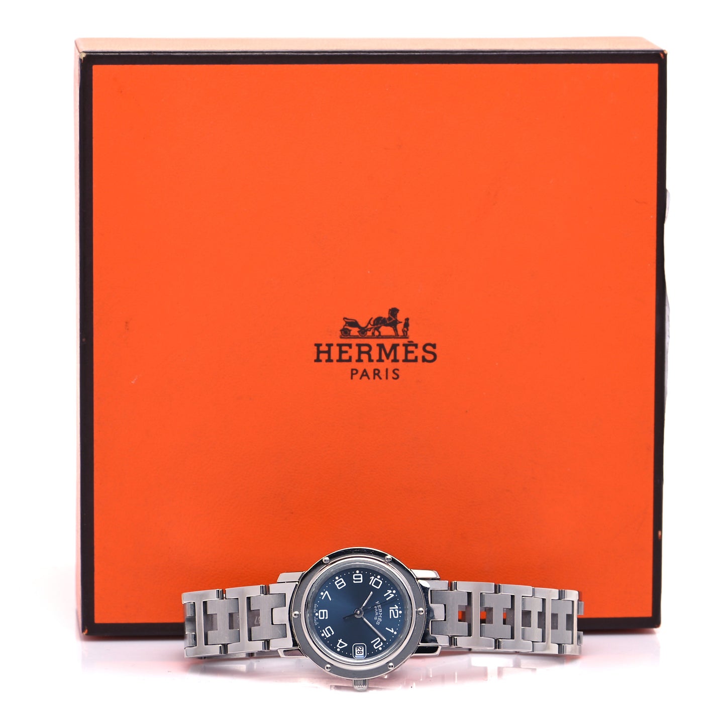 Stainless Steel 24mm Clipper Quartz Watch Blue