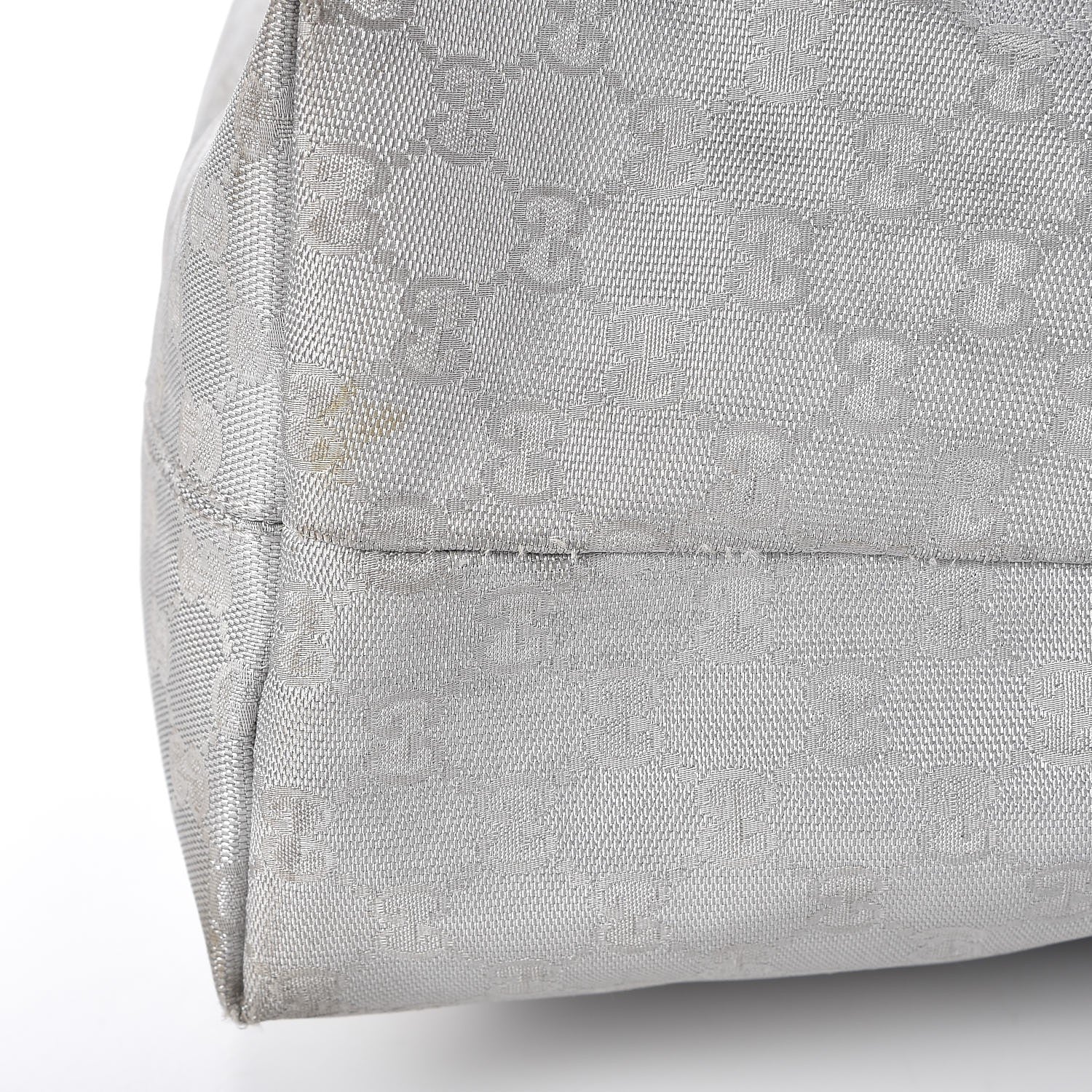 Gucci Metallic Monogram Travel Bag Silver 19 of 19