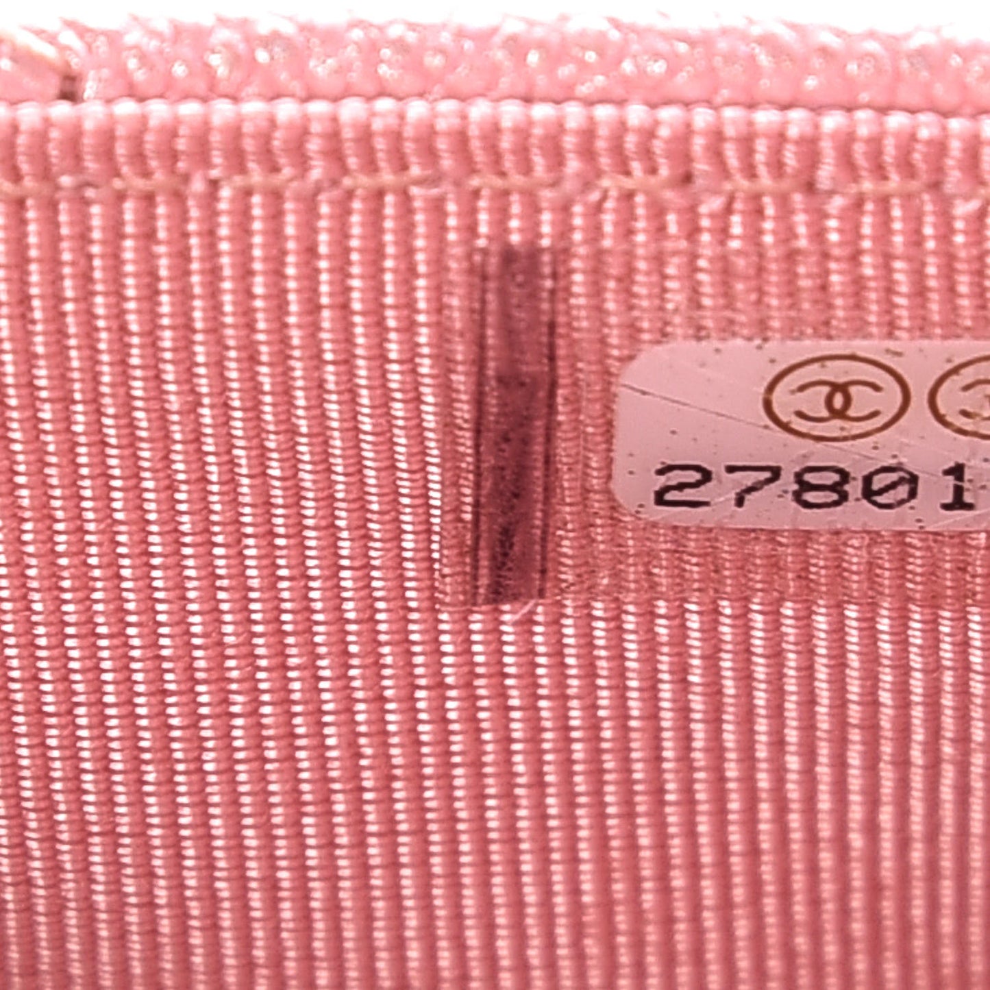 Iridescent Caviar Quilted Wallet on Chain WOC Rose Pink