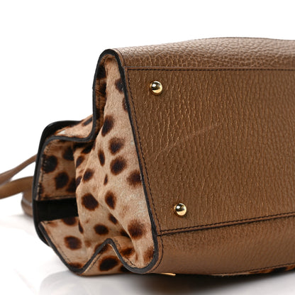 Dolce & Gabbana Calf Hair Leopard Shoulder Bag Brown 8 of 10