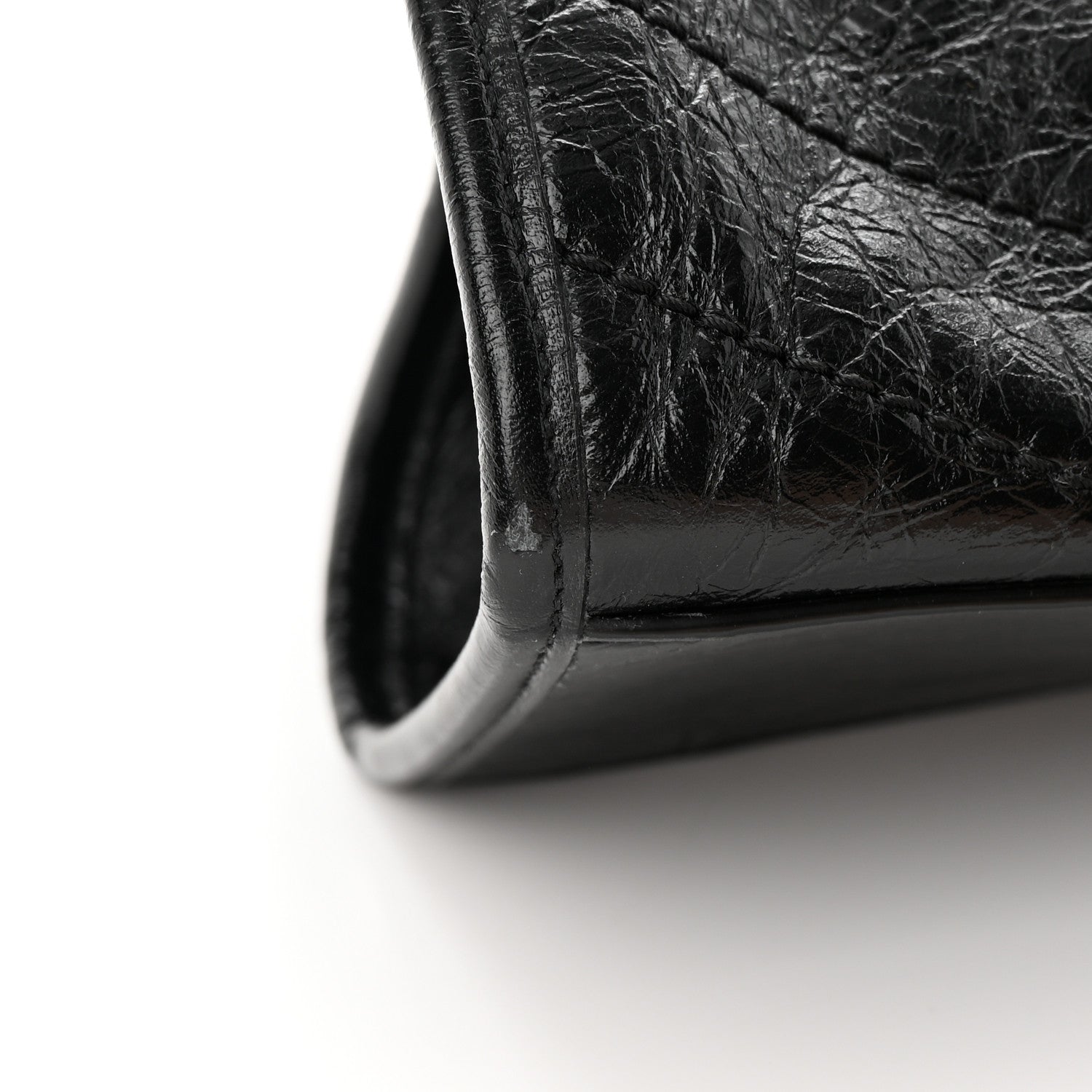 Saint Laurent Crinkled Calfskin Matelasse Monogram Large Niki Shopper Tote Black 11 of 13