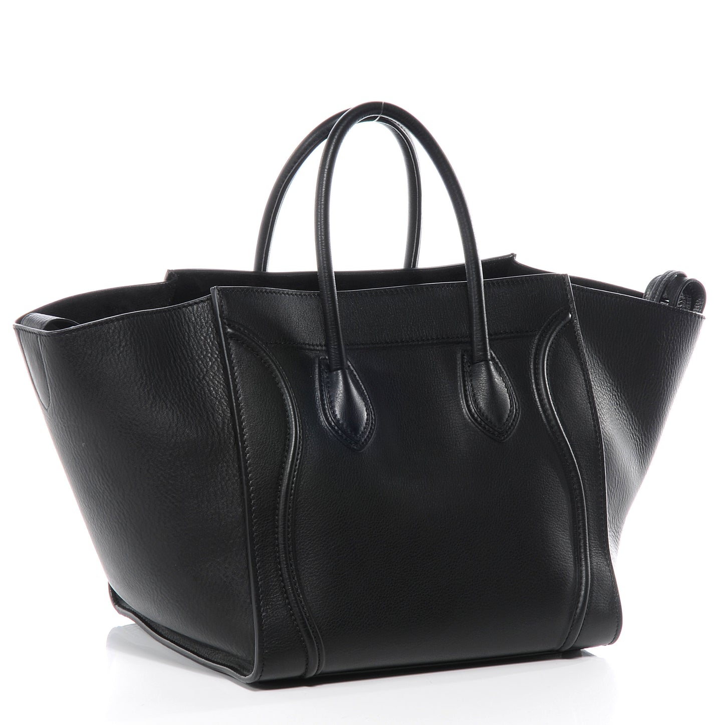 Calfskin Medium Phantom Luggage Black