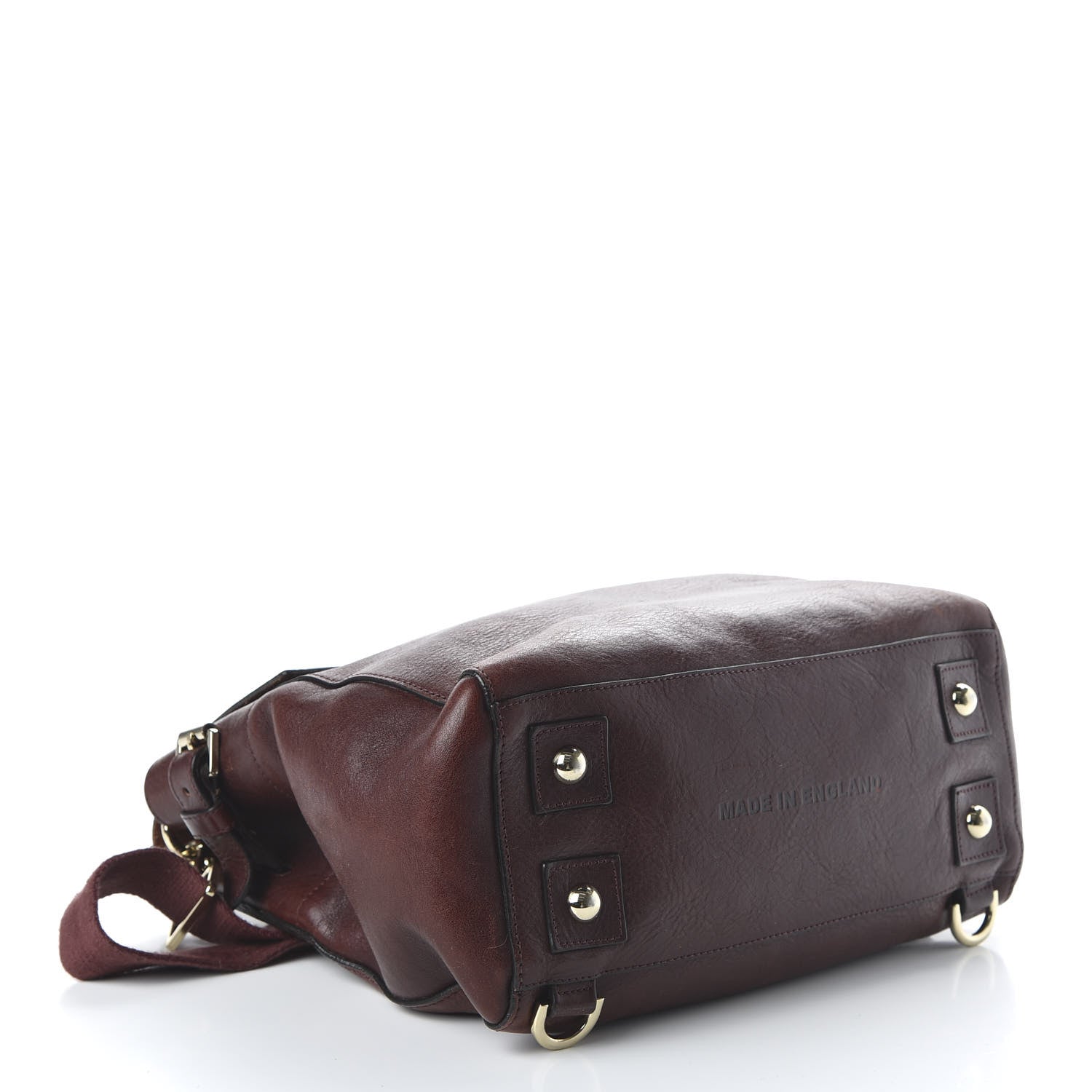 Mulberry Natural Leather Cara Delevigne Convertible Satchel Oxblood 6 of 14