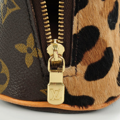 Louis Vuitton Monogram Azzedine Alaia Leopard Print Pony Hair Cosmetic Pouch 8 of 8