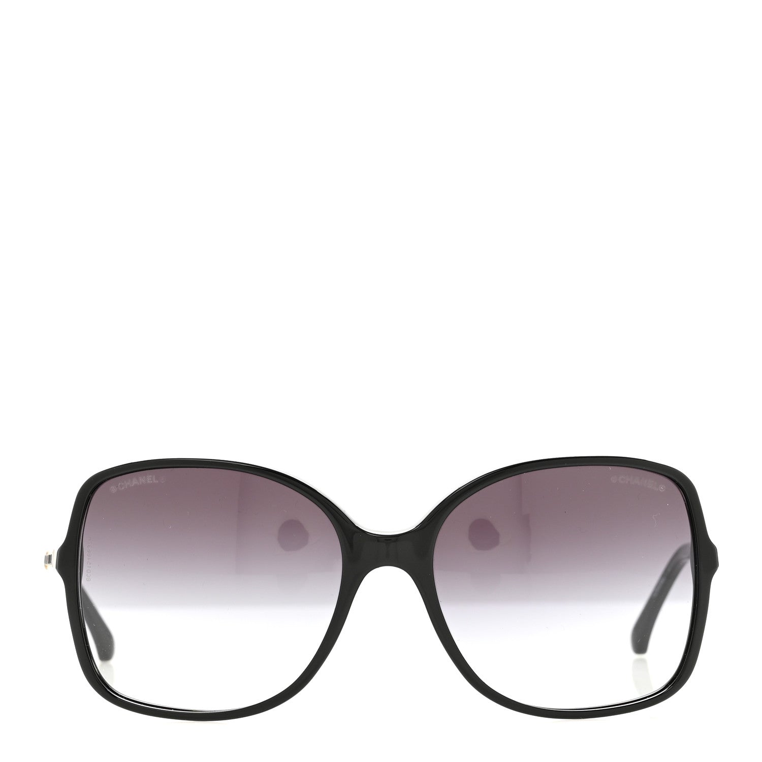Chanel Lambskin Square Chain Sunglasses 5210-Q Black 2 of 8