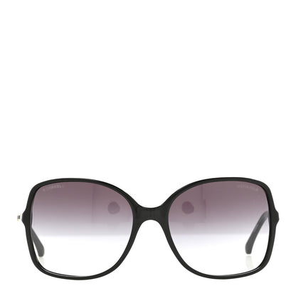 Chanel Lambskin Square Chain Sunglasses 5210-Q Black 2 of 8