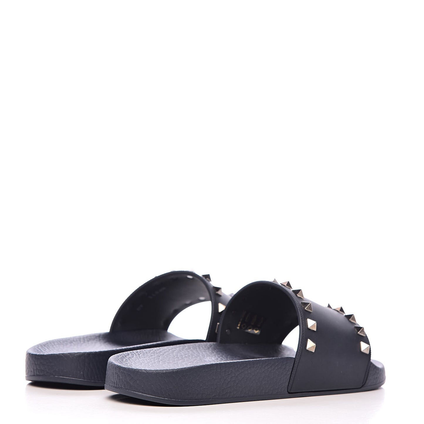 Rubber Rockstud Slide Sandals 40 Marine