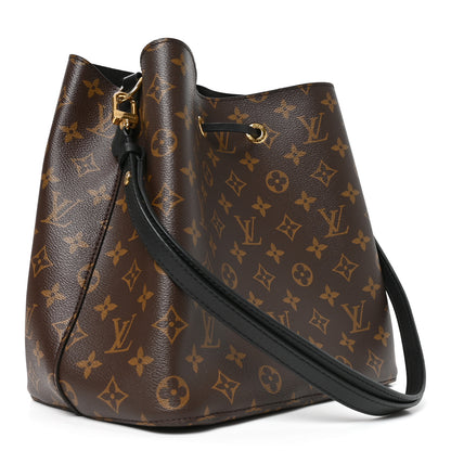 Louis Vuitton Monogram Neonoe MM Black 2 of 8
