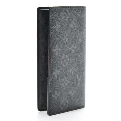 Louis Vuitton Monogram Eclipse Brazza Wallet 3 of 8
