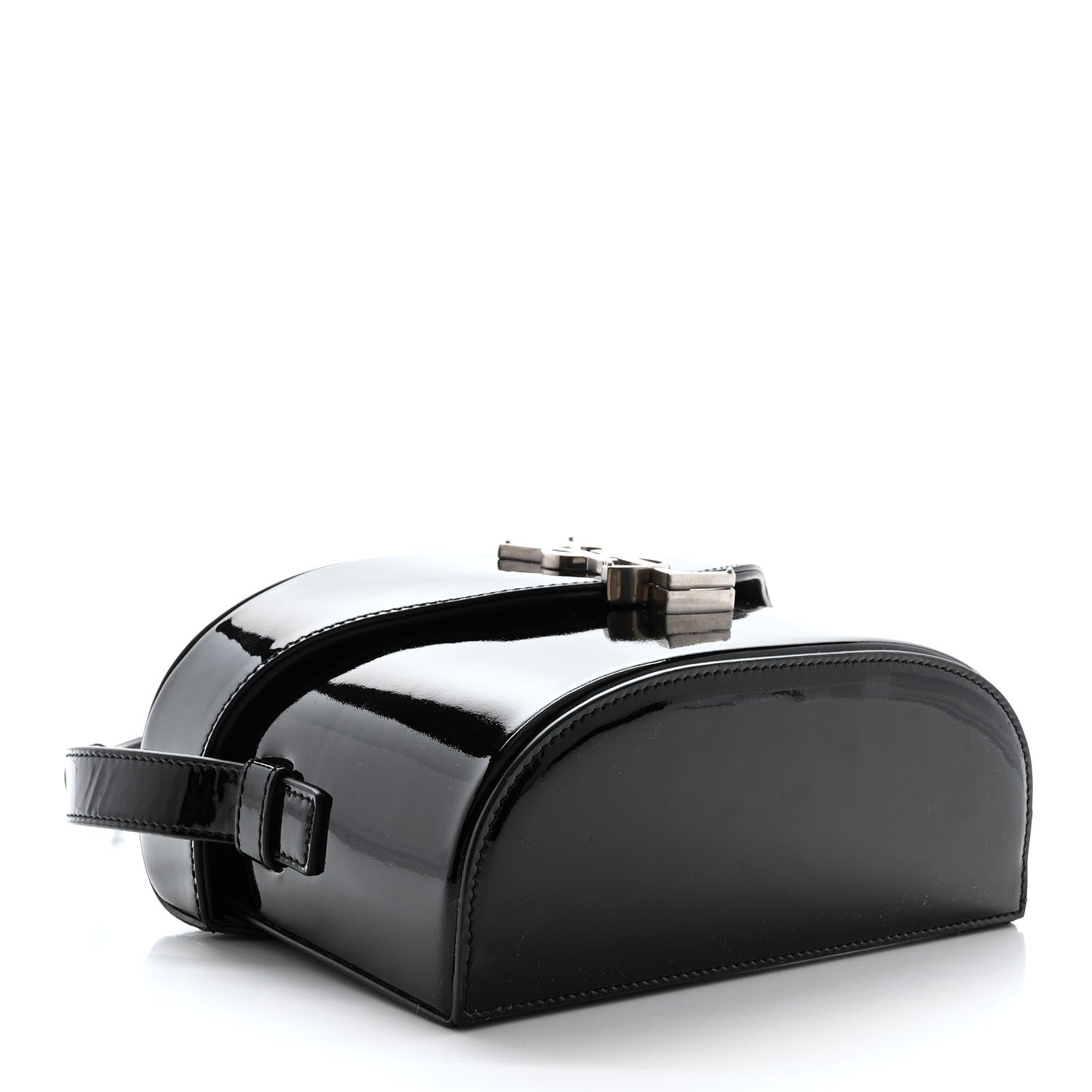 Saint Laurent Patent Monogram June Box Bag Black 4 of 11