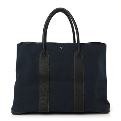 Hermes Denim Toile Negonda Garden Party 49 Indigo 1 of 10