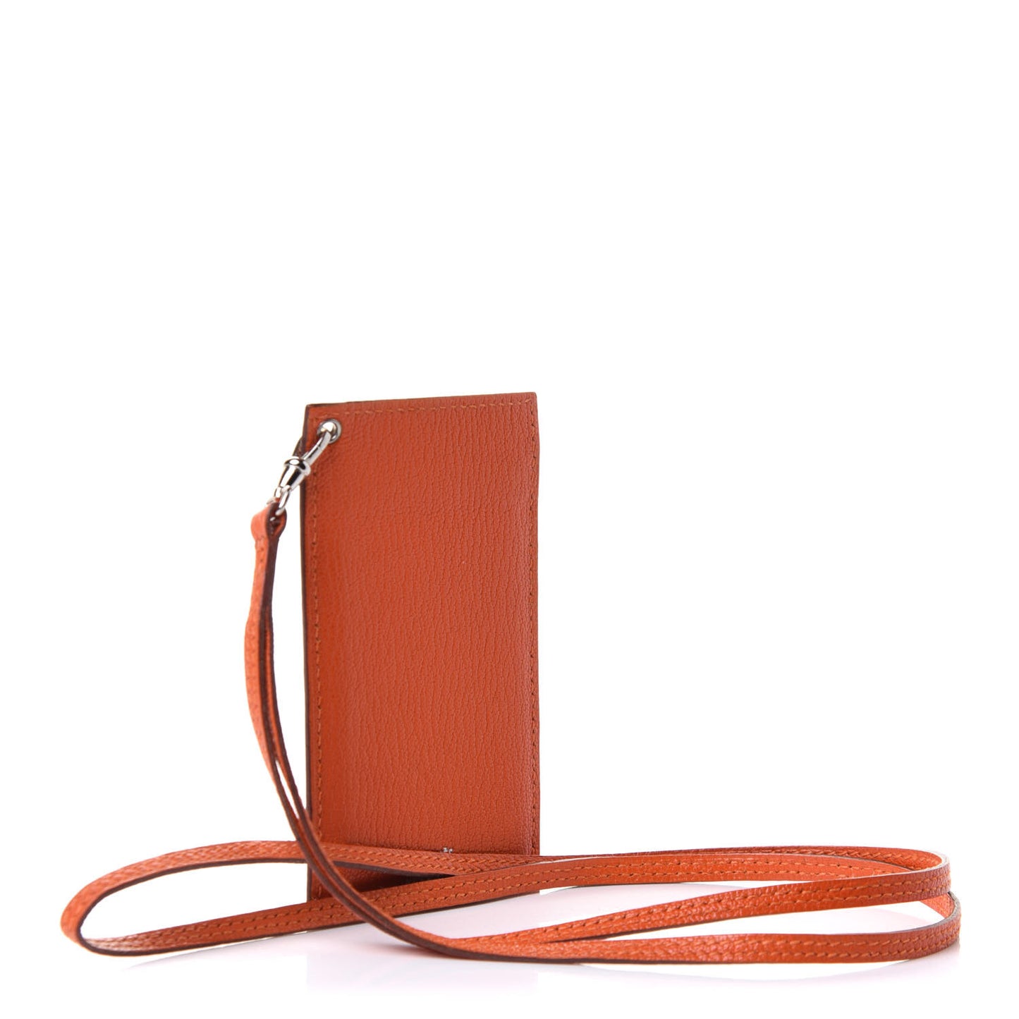 Chevre Mysore Heidi Badge Holder Orange