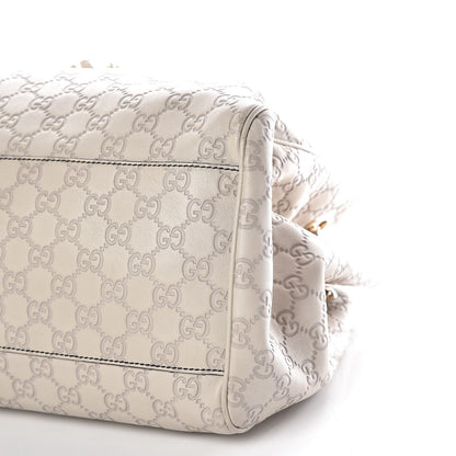 Gucci Guccissima Signature Medium Emily Shoulder Bag Mystic White 14 of 14