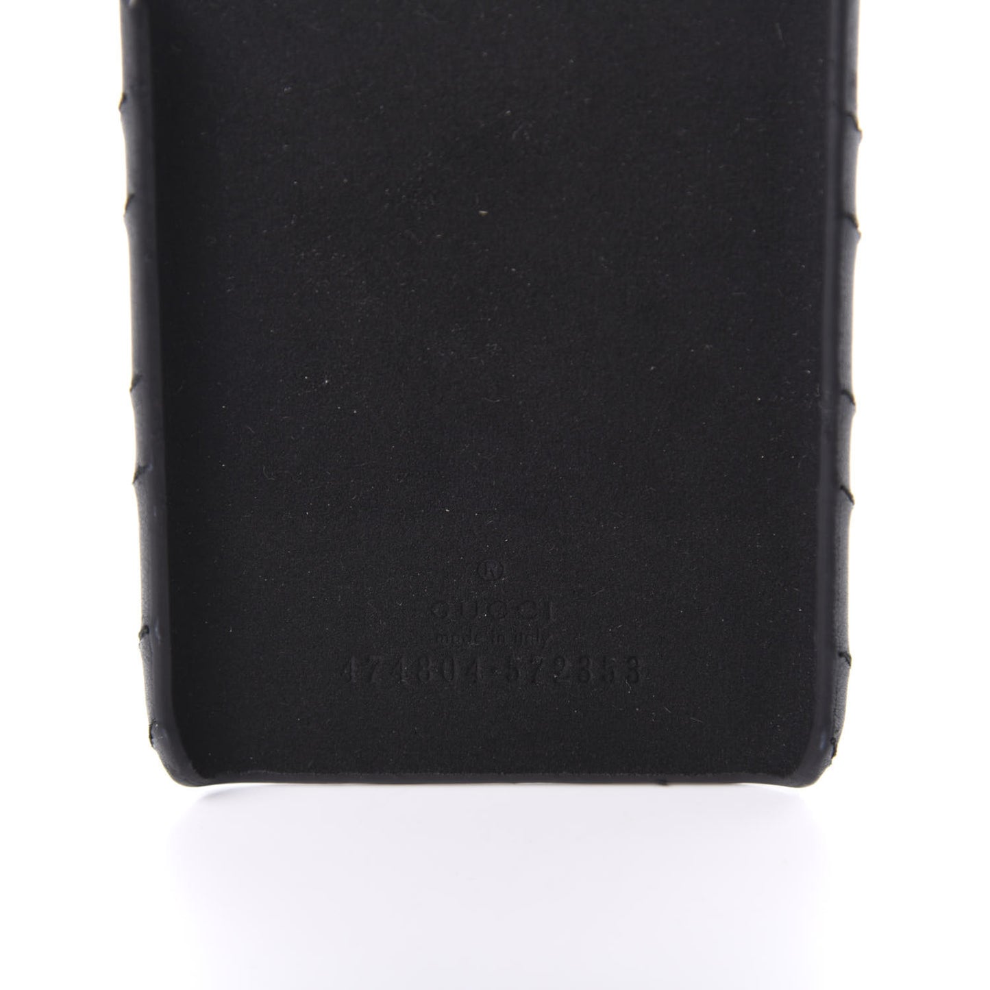 Calfskin Matelasse Animal Studs GG Marmont iPhone 7/8 Case Black