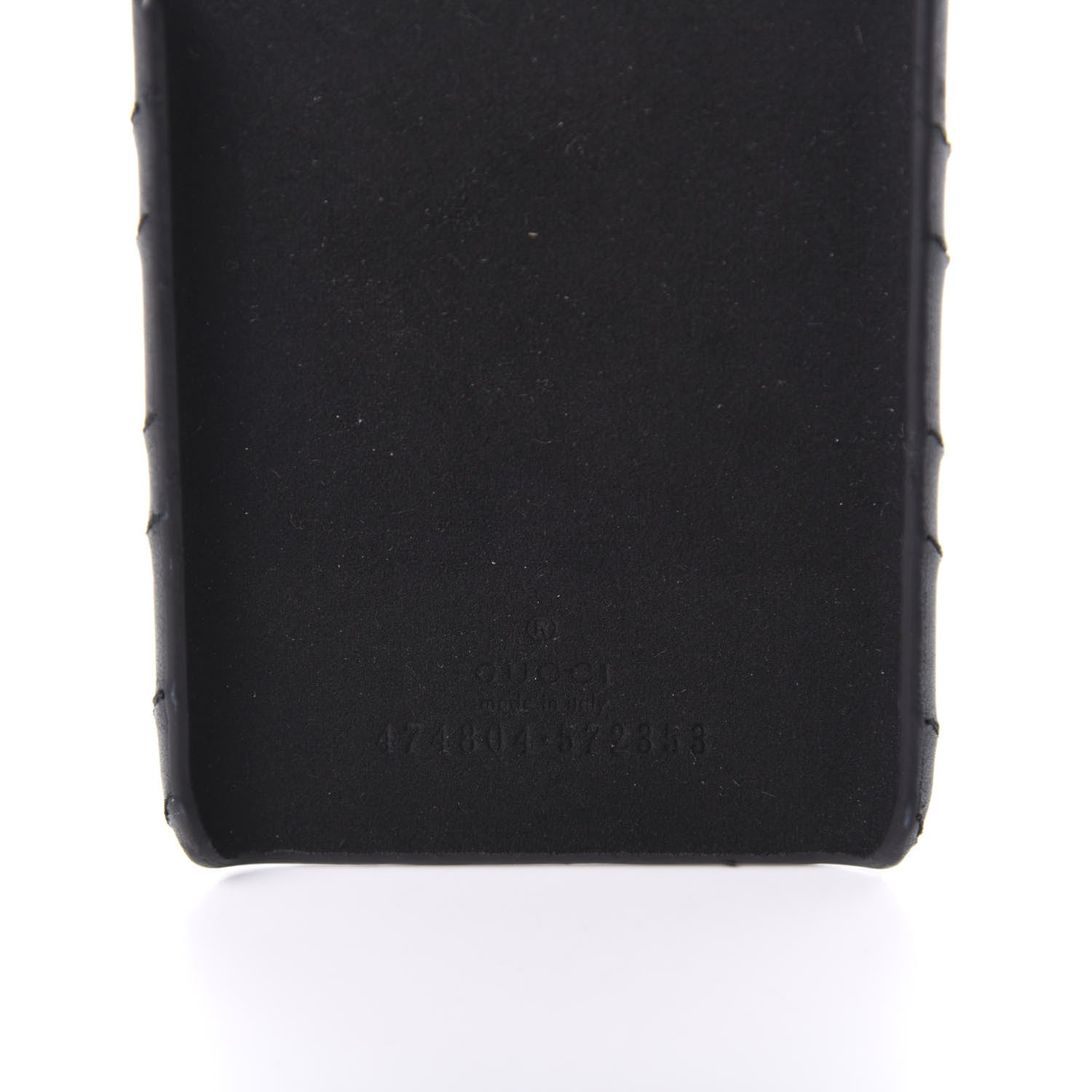 Gucci Calfskin Matelasse Animal Studs GG Marmont iPhone 7/8 Case Black 6 of 7