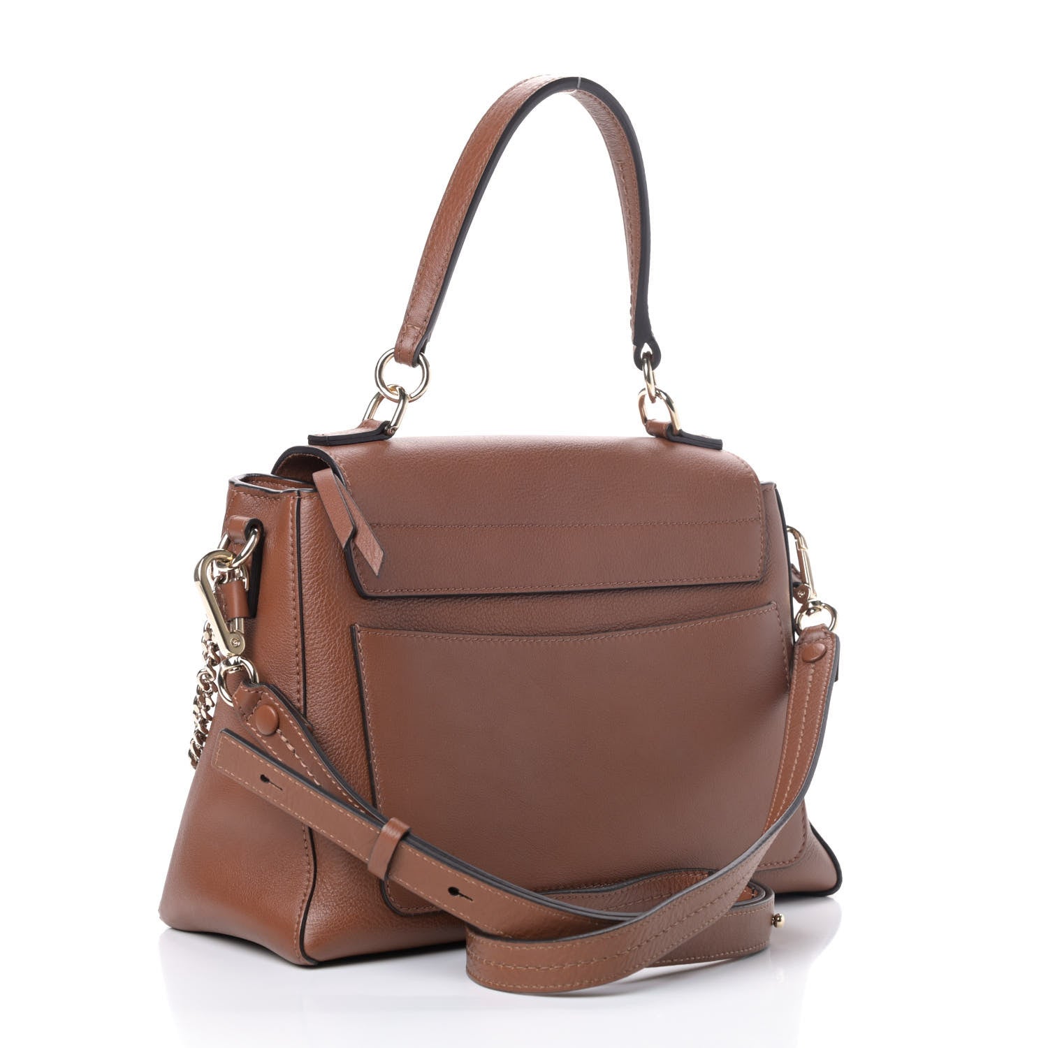 Chloe Calfskin Small Faye Day Shoulder Bag Tan 2 of 4