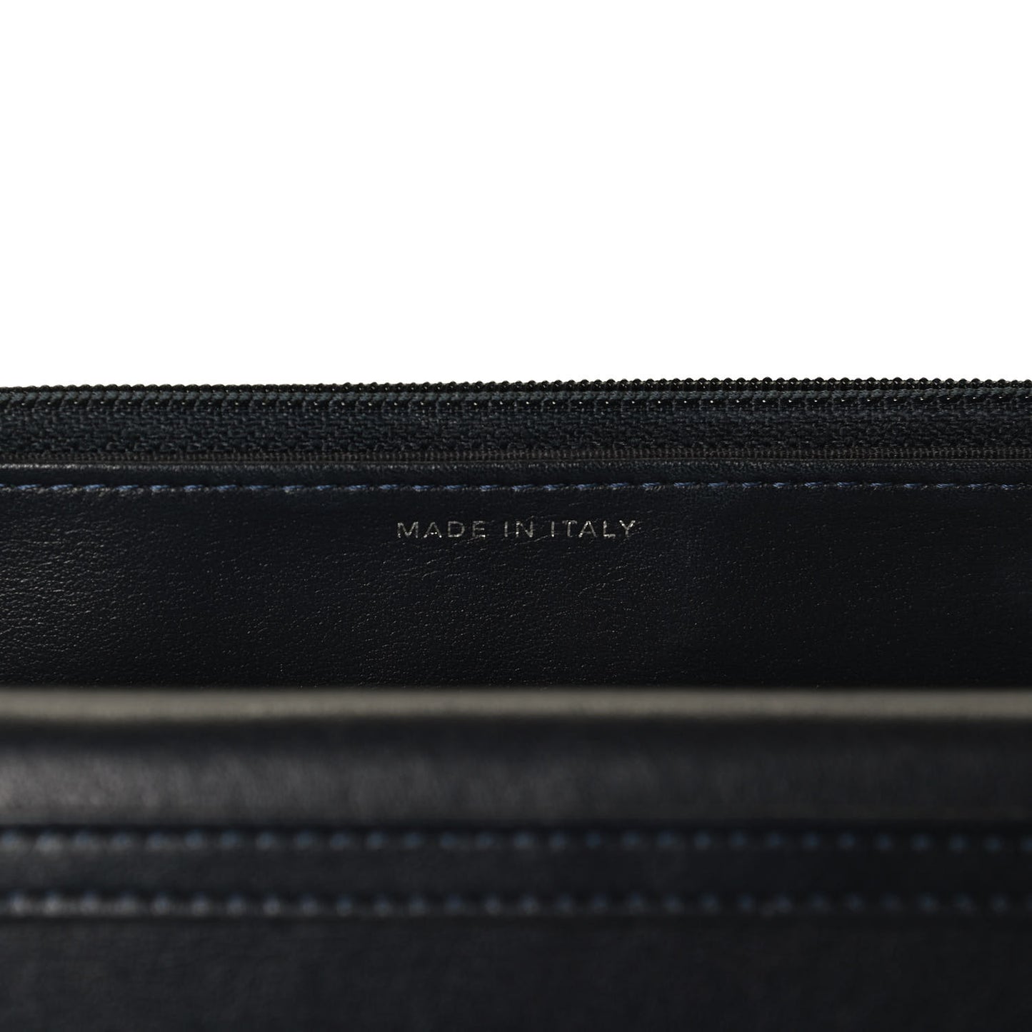 Aged Calfskin Quilted Reissue Wallet On Chain WOC Navy