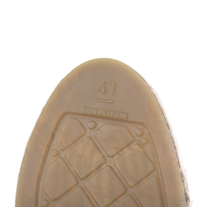 Chanel Lambskin CC Espadrilles 41 Black 9 of 12