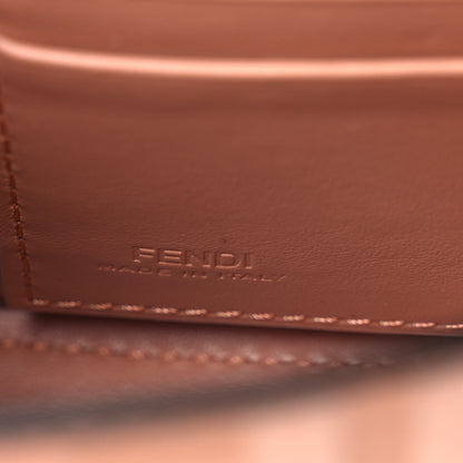Fendi Calfskin FF Diamonds Wallet On Chain Pink 5 of 10