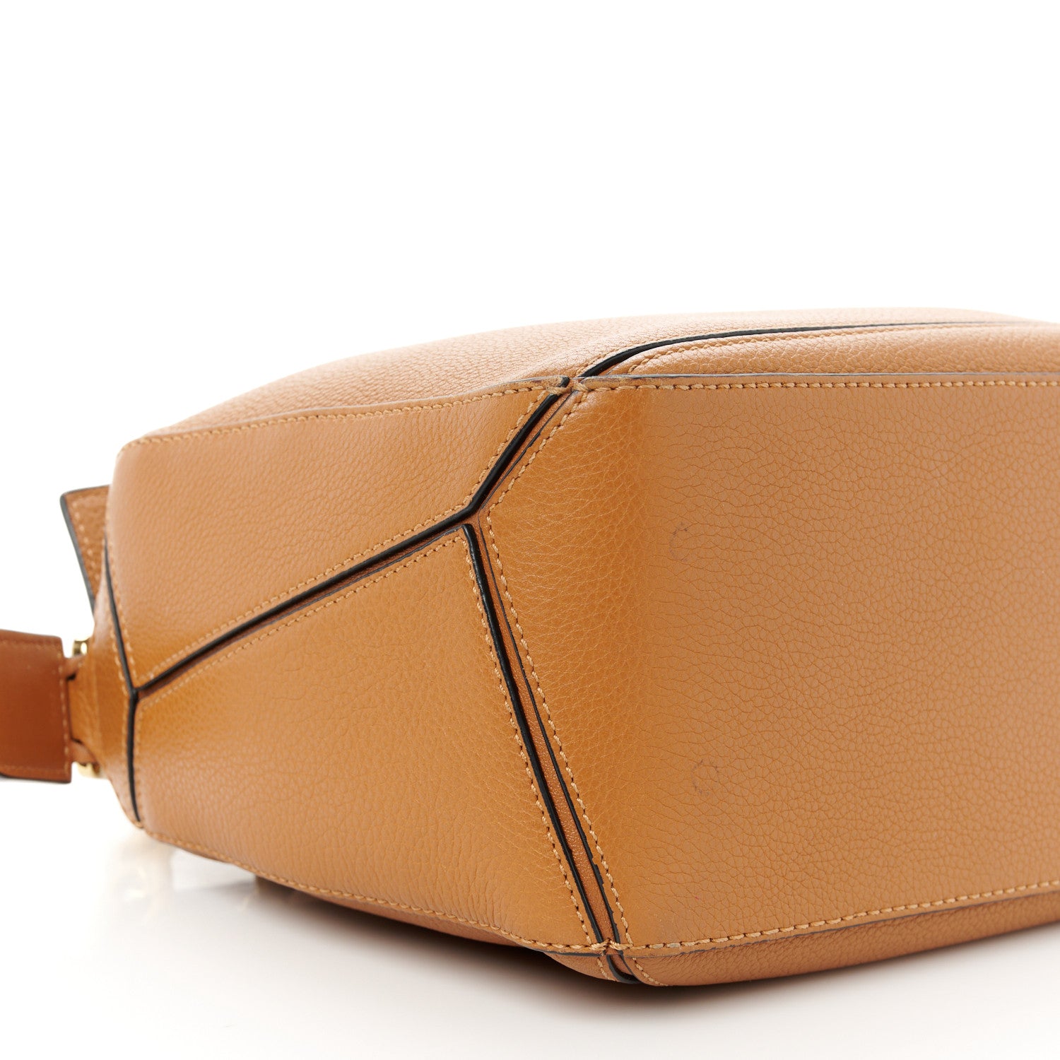 Loewe Calfskin Small Puzzle Bag Tan 8 of 9
