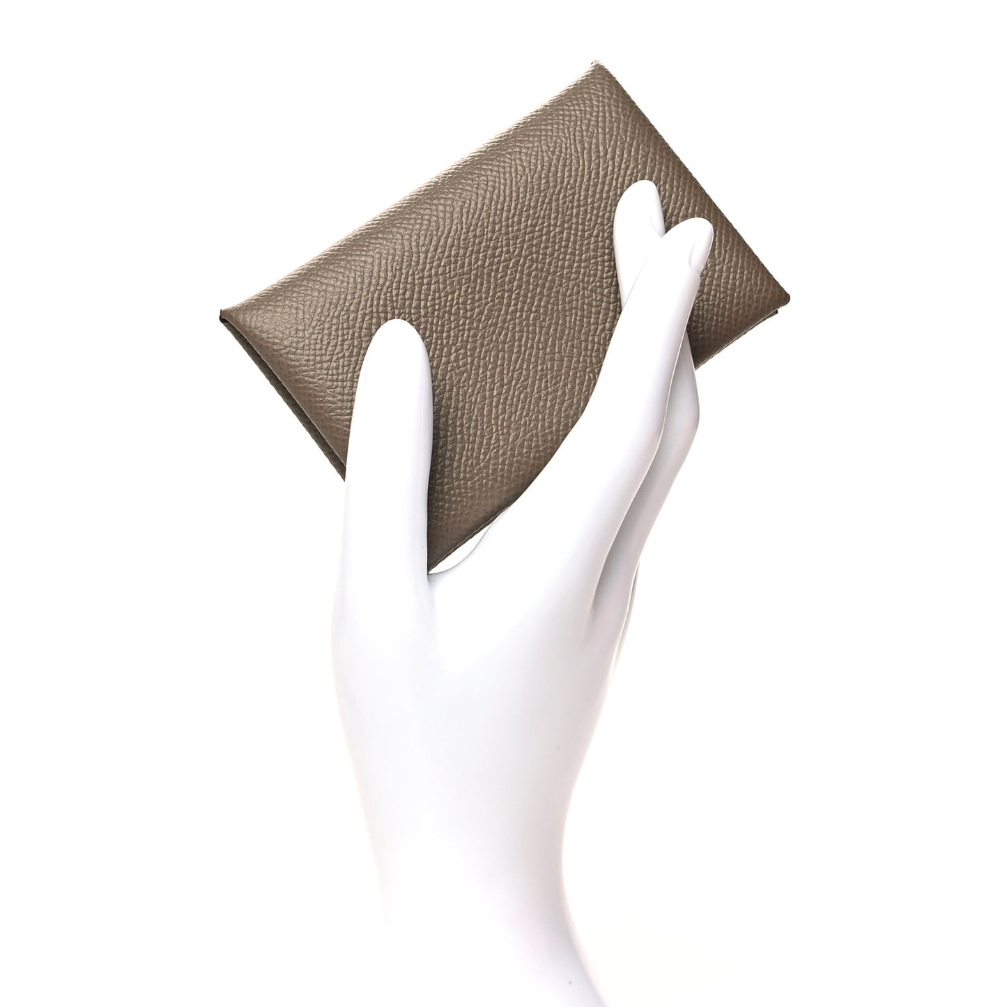 Epsom Calvi Card Case Etoupe