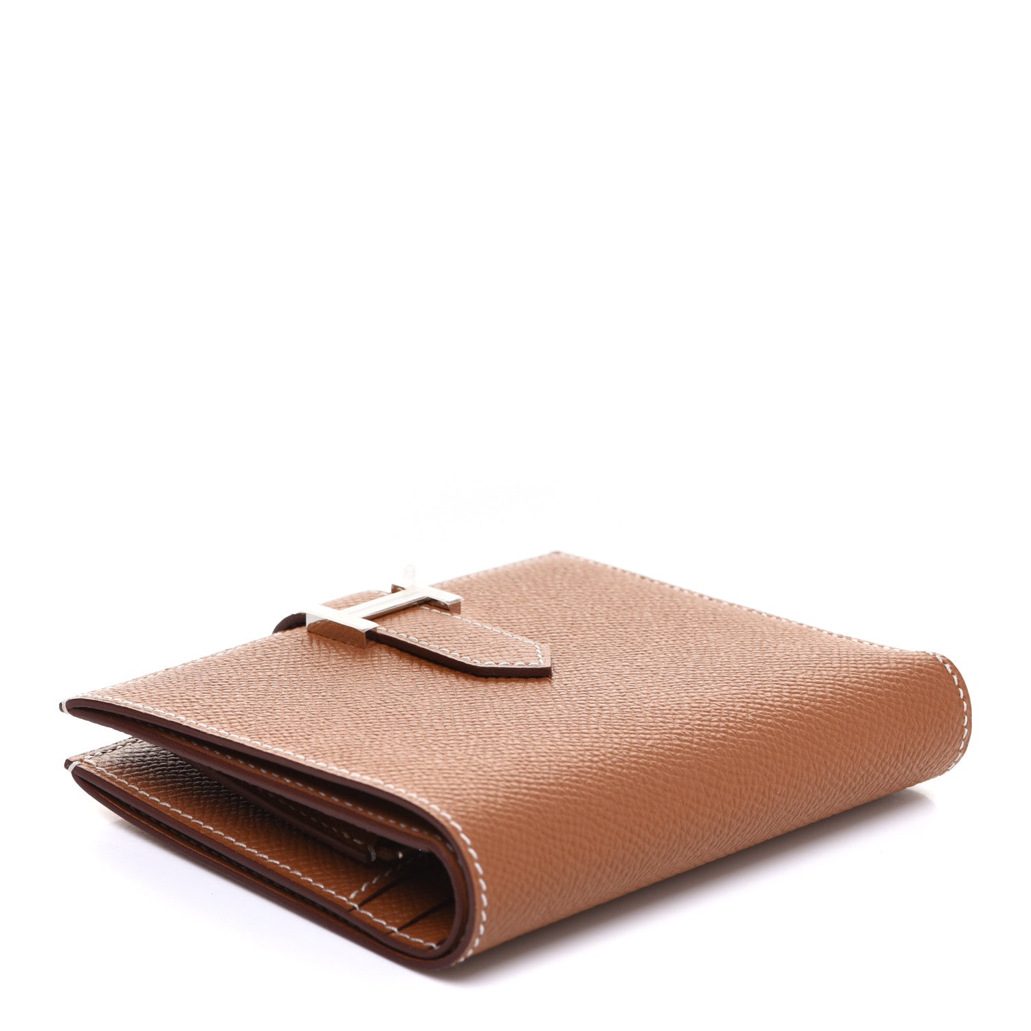 Hermes Epsom Bearn Compact Wallet Gold 4 of 8
