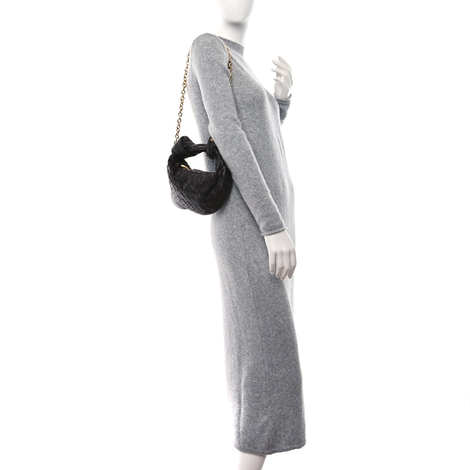 Bottega Veneta Nappa Intrecciato Mini Chain Jodie Fondant 2 of 9