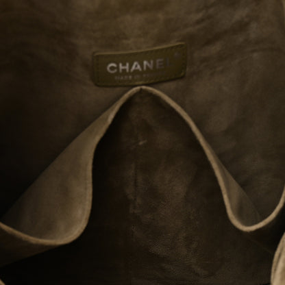 Chanel Suede CC Eyelet Messenger Khaki 5 of 10