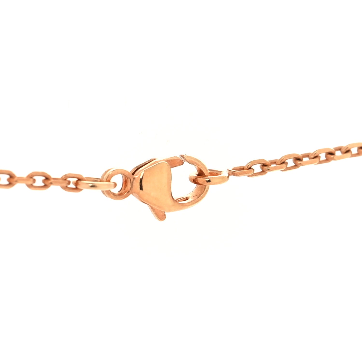 Hermes Lacquered Rose Gold Mini Pop H Pendant Necklace Rose Dragee 4 of 5