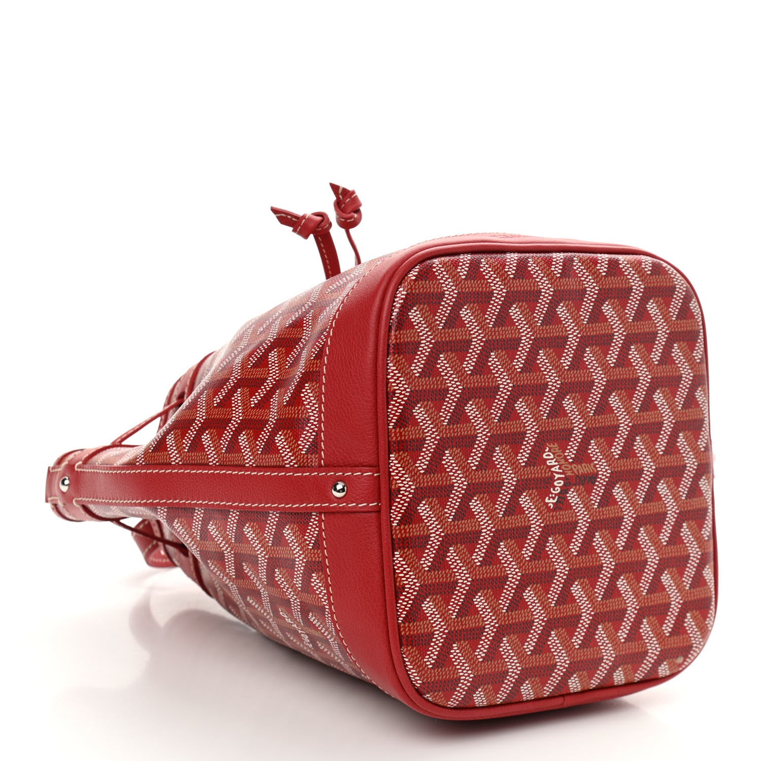Goyard Goyardine Petit Flot Bucket Bag PM Red 4 of 9