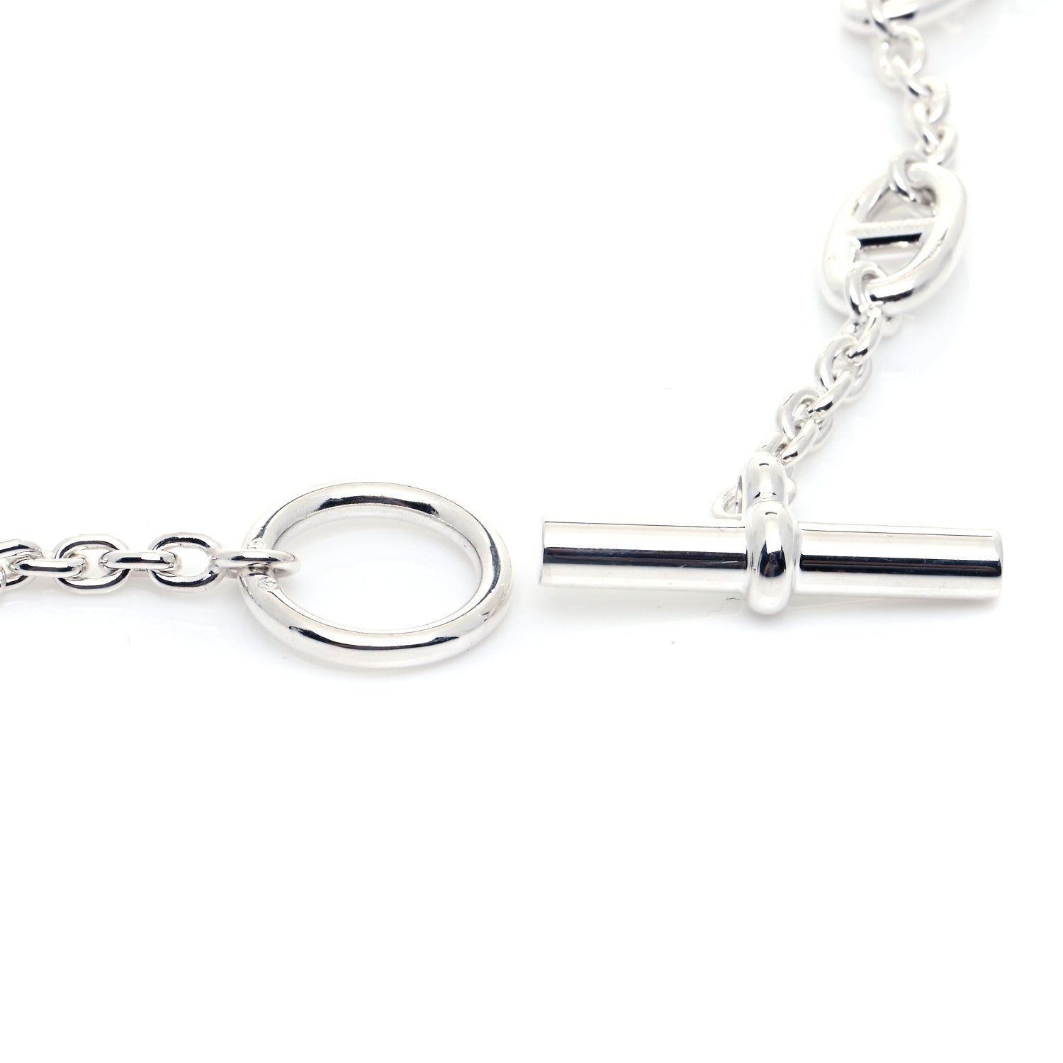 Hermes Sterling Silver Farandole Necklace 120 4 of 6