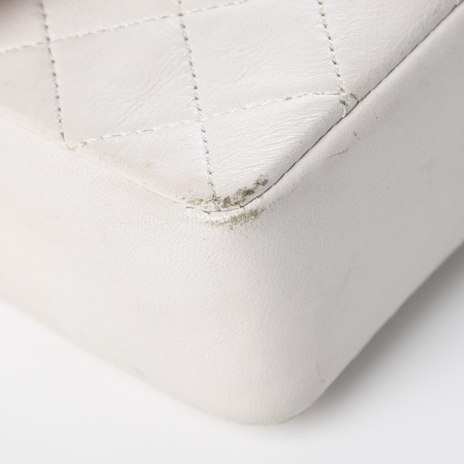 Chanel Lambskin Quilted Extra Mini Flap White 13 of 18